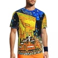 thumbnail image 1 of T Shirt For Men Running T-Shirt For Man Vincent Van Gogh Harajuku Poppies Cornflowers Summer Tees O, 1 of 7