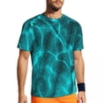 thumbnail image 1 of T Shirt For Men Shallow Water T-Shirt Couple Rainbow Glow Print Streetwear Sportswear Breathable Bea, 1 of 7