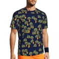 thumbnail image 1 of T Shirt For Men Snail Print Mens Cute Animal Basic Gym Quick Dry Summer Novelty Tee Shirt Design Ove, 1 of 7