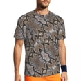 thumbnail image 1 of T Shirt For Men Vintage Snakeskin Gym Summer Snake Skin Print Animal Vintage T-Shirts Harajuku Tshir, 1 of 7