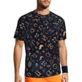 thumbnail image 1 of T Shirt For Men Sports Astrology Art T-Shirts Fashion Moon Star Sun Summer Tee Shirt O Neck Awesome, 1 of 7