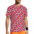 thumbnail image 1 of T Shirt For Men Sports British Flag T-Shirts Fashion I LOVE The United Kingdom Summer Tees O Neck Vi, 1 of 7
