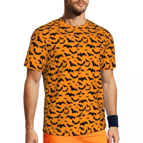 T Shirt For Men Sportswear T-Shirt For Man Halloween Bats Harajuku Funny Animal Summer Tee Shirt O N
