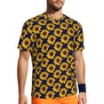 thumbnail image 1 of T Shirt For Men Sunflower Blooming Gym T-Shirt Summer Hippie Vibes Peace Flower Vintage Harajuku Tsh, 1 of 7