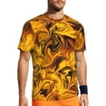 thumbnail image 1 of T Shirt For Men Sunflower Polka Dots Running Beach Vintage Floral Print T-Shirts Trendy Cool Tee Shi, 1 of 7