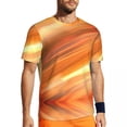 thumbnail image 1 of T Shirt For Men Sunset Print Subtle Pan Flag Hip Hop Running T-Shirts Short Sleeves Quick Dry Tops B, 1 of 7