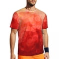 thumbnail image 1 of T Shirt For Men Sunset Print Subtle Pan Flag Hip Hop Running T-Shirts Short Sleeves Quick Dry Tops B, 1 of 7
