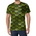 thumbnail image 1 of T Shirt For Men Trending Metallic Colorful Light Green Harajuku T-Shirts Basic Tee Shirt Summer Shor, 1 of 6