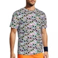 thumbnail image 1 of T Shirt For Men Vibrant Owl Running Summer Retro Floral Print Casual T-Shirts Hippie Tshirt For Men, 1 of 7