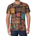 thumbnail image 1 of T Shirt For Men Vintage Ethnic T-Shirt Men Colorful Tribal Print Classic T-Shirts Premium Trending T, 1 of 7