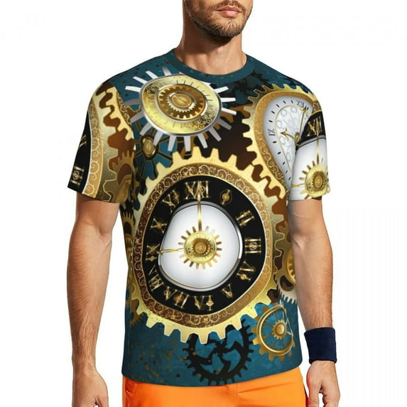 T Shirt For Men Vintage Gothic Print Sports T-Shirt Lament Spread Harajuku Men Aesthetic Tshirt Summ