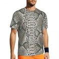 thumbnail image 1 of T Shirt For Men Vintage Snakeskin Gym Summer Snake Skin Print Animal Vintage T-Shirts Harajuku Tshir, 1 of 7