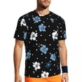 thumbnail image 1 of T Shirt For Men White Daisies Gym T-Shirt Summer Flowers Print Art Fun Harajuku Tee Shirt For Male P, 1 of 7