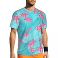 thumbnail image 1 of T Shirt For Men Yellow Starfish Mens Seashells Print Classic Sports T-Shirts Quick-dry Summer Hippie, 1 of 7