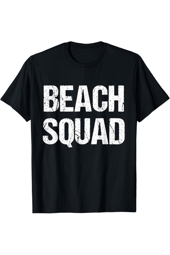 T-Shirt Funny Fun Beach Squad Christmas Gift Surf Paddle