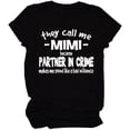 thumbnail image 1 of T-Shirt Funny Shirt They Call ME Mimi Casual Short Sleeve Tops Mom Life Shirt Cute Daily Shirts, 1 of 3