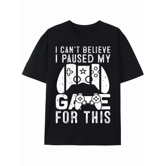 T-Shirt Game Controller Humor: I Paused My Game T-shirt