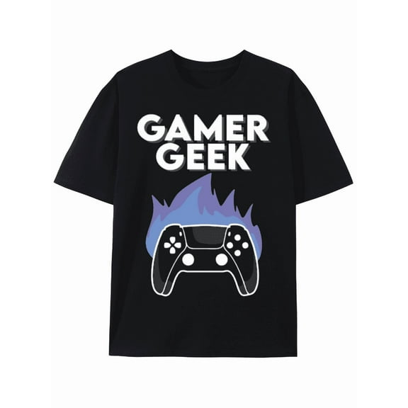 T-Shirt Gamer Geek Controller Graphic Tee