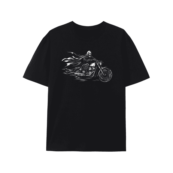 T-Shirt Ghost Rider Motorcycle Graphic Tee for Bikers, Classic Unisex Shirt Graphic Tee tshirts