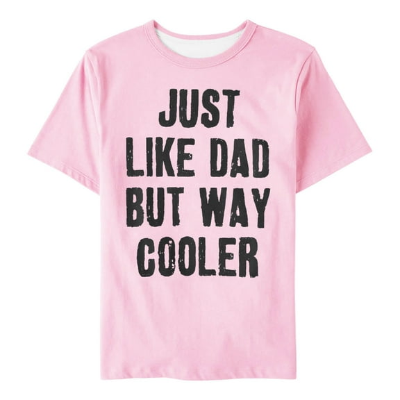 T Shirt,Girls Tees Shirts Title Children's Summer T Shirt with Letter Printing Round Neck Casual Short Sleeve Tee,Shirt,7-8 Years