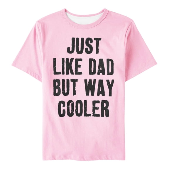 T Shirt,Girls Tees Shirts Title Children's Summer T Shirt with Letter Printing Round Neck Casual Short Sleeve Tee,Shirt,7-8 Years