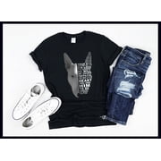 T Shirt Graphic Tees - He Is Your Friend Your Partner Your Defender Your Dog Bull Terrier Dog Funny Shirt - Unisex Comfort Colors Shirt