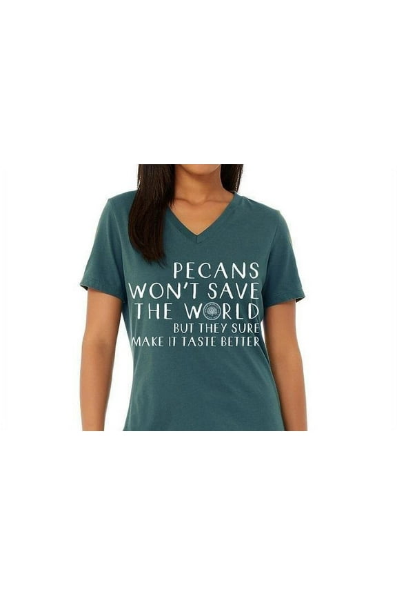 T-Shirt - Heather Deep Teal - V Neck