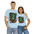 thumbnail image 1 of T-Shirt Heavy Cotton Unisex Tahiti Tropical Knolling Abstract Art 005, 1 of 5