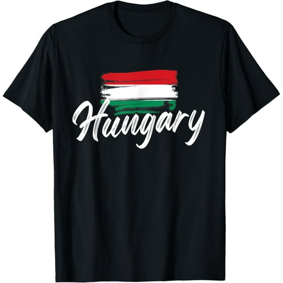 T-Shirt Hungary Flag Hungarian Magyar Pride Heart