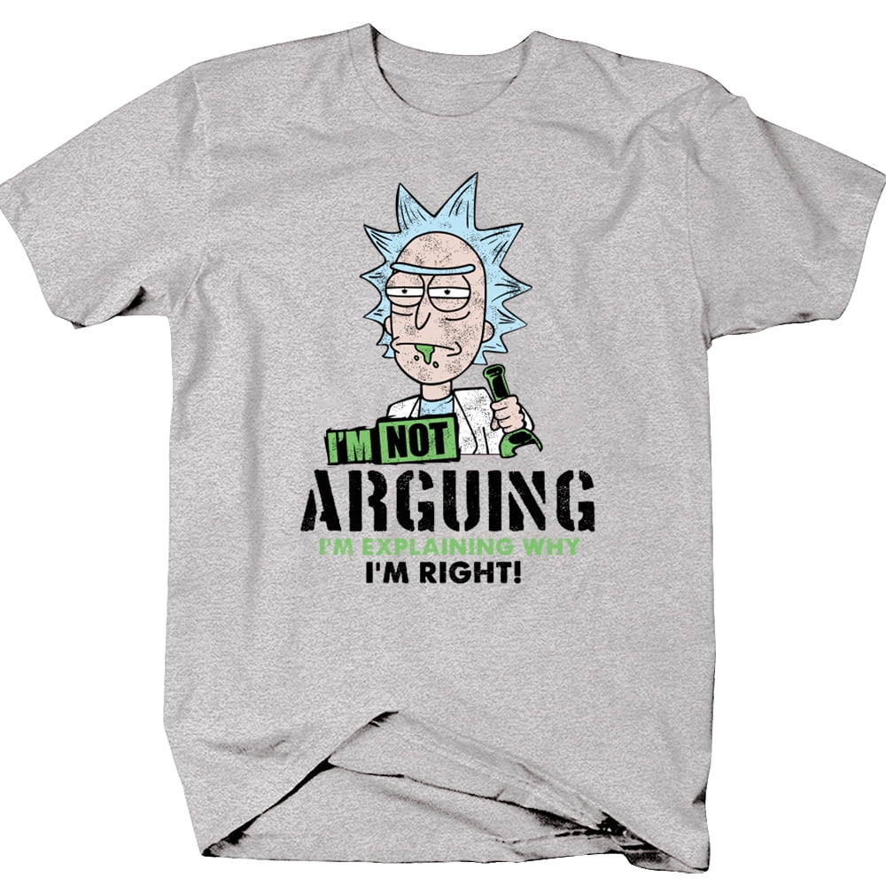 T Shirt I'm Not Arguing Mens Comedy T Shirts Ric ...