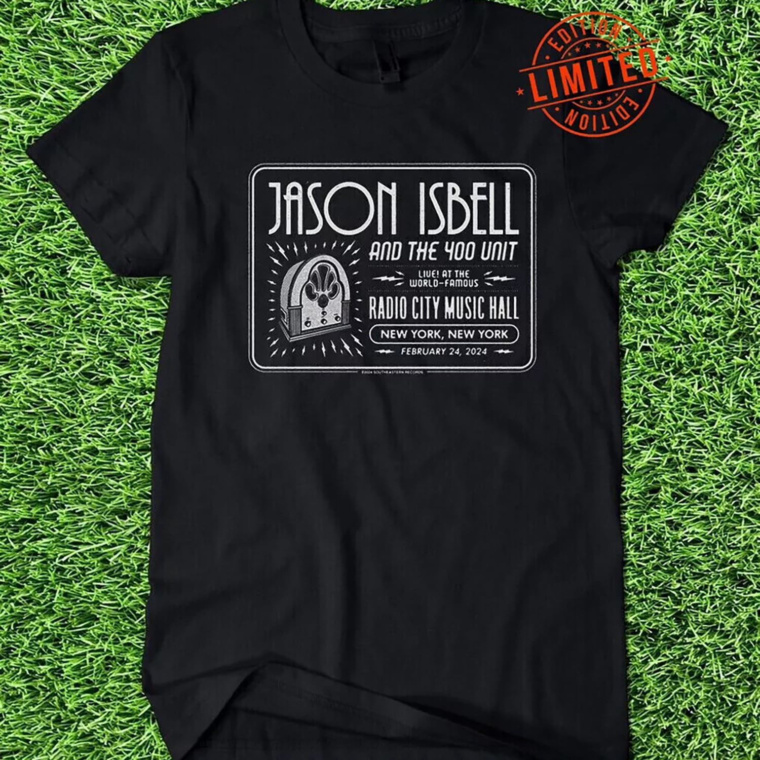 T Shirt Jason Isbell And The 400 Unit New York, NY Radio City Music
