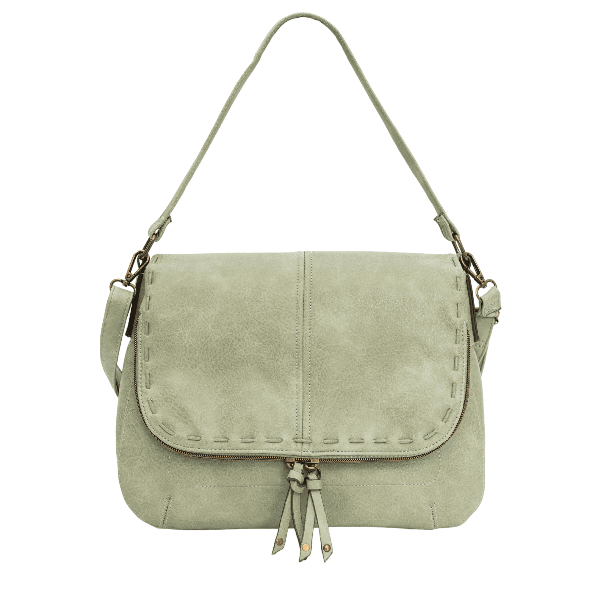 Vegan flap messenger bag sale