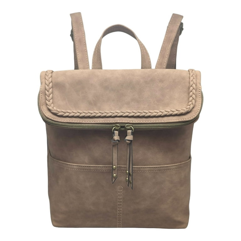 Womens suede backpack best sale
