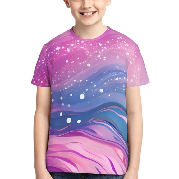 T Shirt Kids Short Sleeve Crewneck 3d Printed Graphic Shirts For Kids Youth Medium