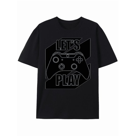 T-Shirt Let's Play Gaming Controller Graphic Tee