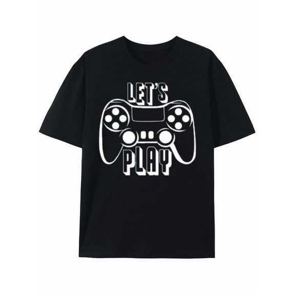 T-Shirt Let's Play Gaming Controller Graphic Tee
