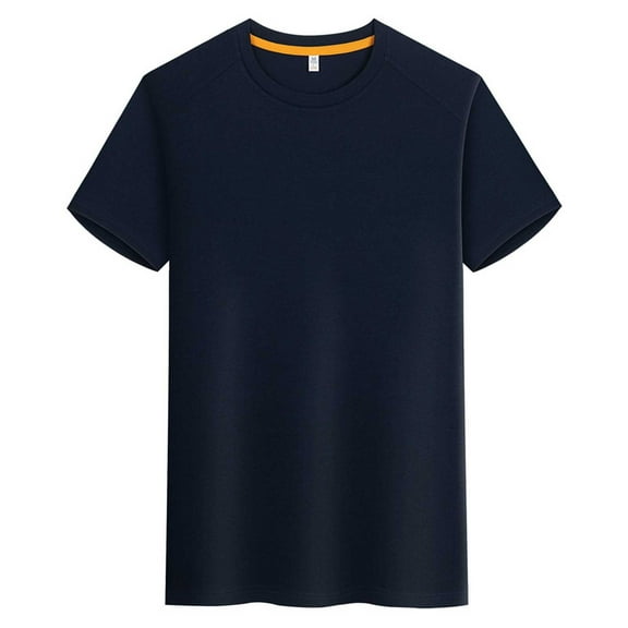 T Shirt Men Cotton Tall Mens T Shirts Men's Heavy Weight Crew Neck T-Shirt Mens Premium Cotton Tee