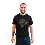 T-Shirt Men Four Elements Spirit Shirt Man Gift Birthday Alternative