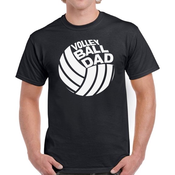 T-Shirt Men Volleyball Dad S M L XL 2XL 3XL 4XL 5XL White Print Graphic Tops Father's Day Gift