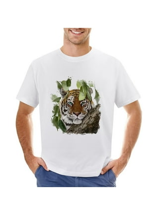 Mens Tiger Print Shirt