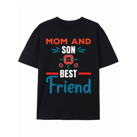 T-Shirt Mom and Son Best Friend Matching T-shirt