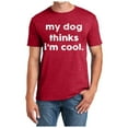 thumbnail image 1 of T Shirt My Dog Thinks I'M Cool T Shirt Funny Sarcastic Novelty Tee Lovers Graphic Shirt Mens Shirts Short Sleeve Red XXXL, 1 of 3