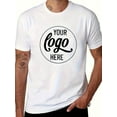 thumbnail image 1 of T-Shirt - Personalized Front Print with Text/Image/Logo, Round Neck Short Sleeve Casual Tee, Breathable & Durable for Summer Outings, Machine Washable, All-Season Comfort, 1 of 9