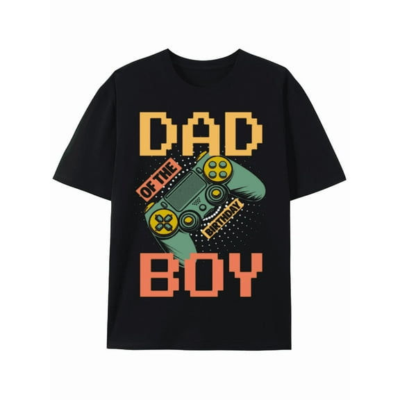 T-Shirt Pixelated Gaming Dad of the Birthday Boy T-shirt