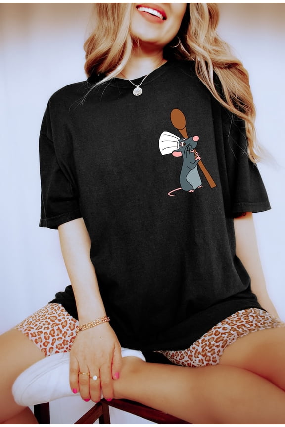 T-Shirt Pocket Disney Ratatouille Shirt, Remy Shirt, Little Chef Shirt, Mouse Chef Shirt, Ratatouille Shirt, Anyone Can Cook, Food And Wine