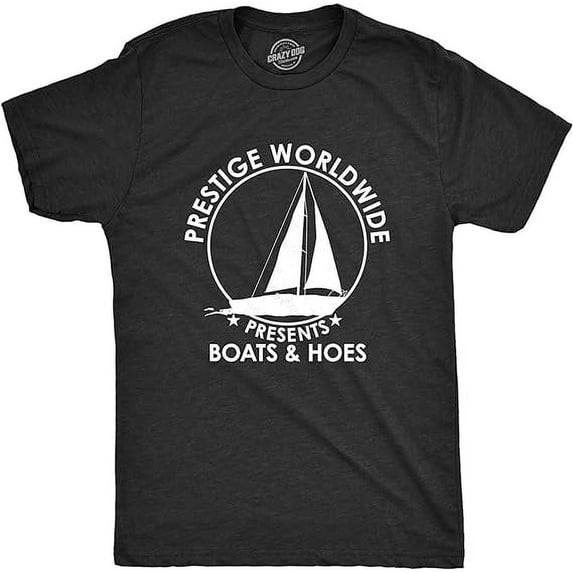 T Shirt Prestige Worldwide Boats and Hoes Funny Movie Quote Tee