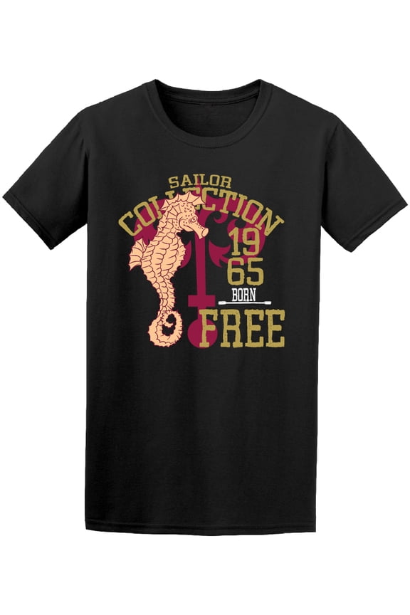 T-Shirt Print . Nautical Marine, . T-Shirt Men -Image by Shutterstock, Male Large
