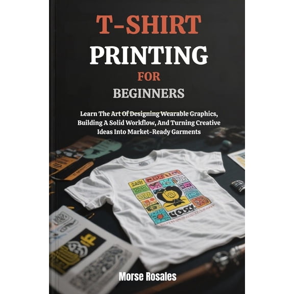 T-Shirt Printing for Beginners: Learn The Art Of Designing Wearable Graphics, Building A Solid Workflow, And Turning Cre, (Paperback)