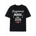 thumbnail image 1 of T-Shirt Registered Nurse Est. 2026 Graduation Gift T-shirt, 1 of 8