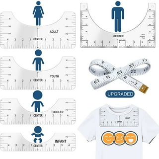 Generic T-Shirt Ruler Guide Alignment Tool for Vinyl, Alignment Tool for  Graphics T Shirt Centering Tool (Clear & Transparent) @ Best Price Online